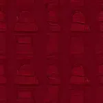 floppy burgundy knit hat image